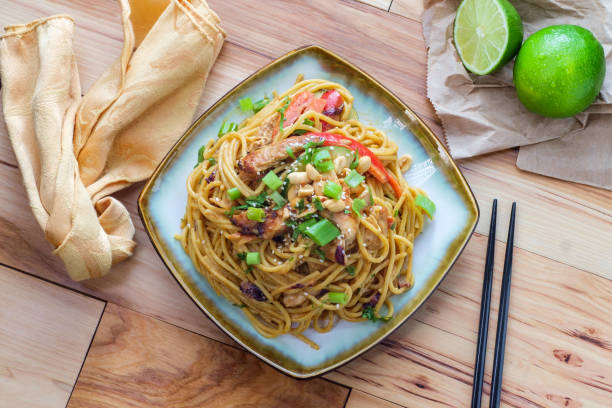 PEANUT NOODLES with CHICKEN